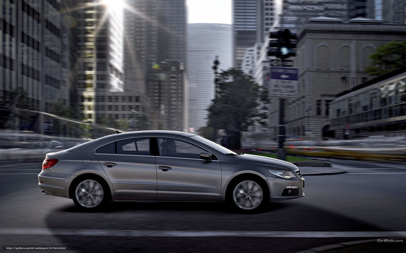 Silver Sedan Car — Gray, Dynamic, Afternoon