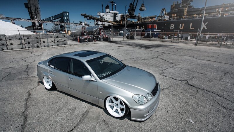 Silver Sedan Car — Gray, Industrial