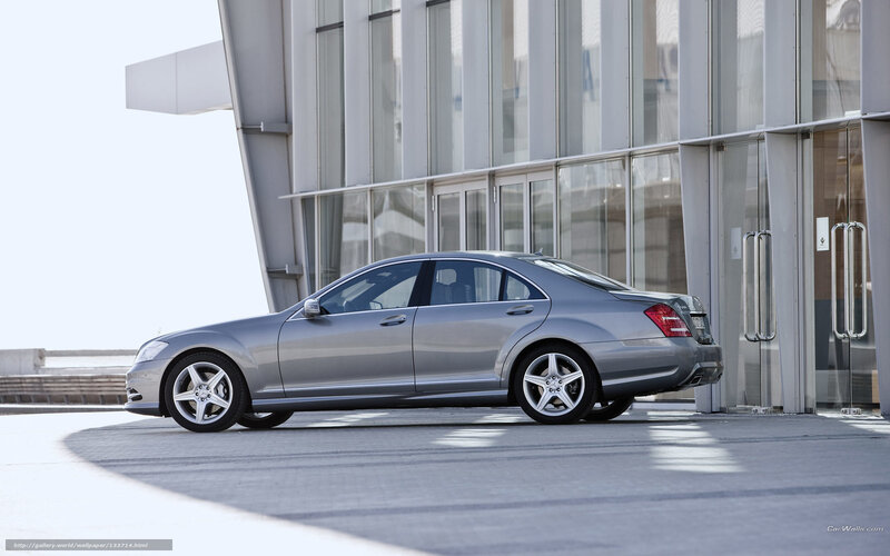 Silver Sedan Car — Gray, Modern, Afternoon