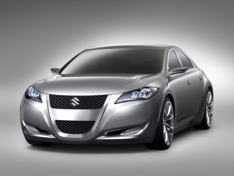 Silver Sedan Car — Gray, Neutral, 3d Render, Headlights