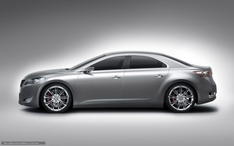 Silver Sedan Car — Gray, Neutral, 3d Render