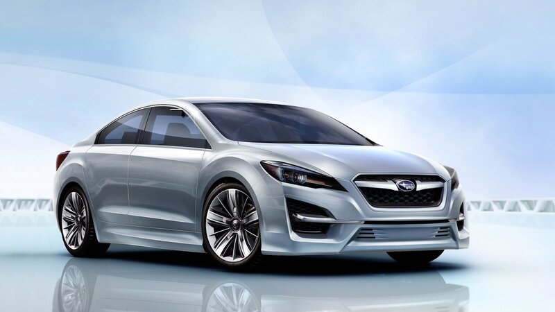 Silver Sedan Car — Modern, 3d Render, Wheels