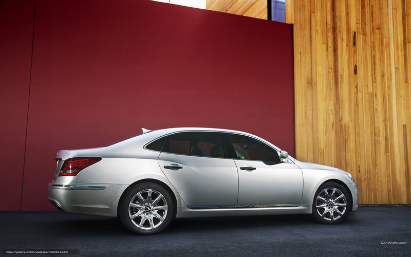 Silver Sedan Car — Modern, Photograph, Red Wall