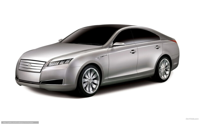 Silver Sedan Car — Neutral, 3d Render