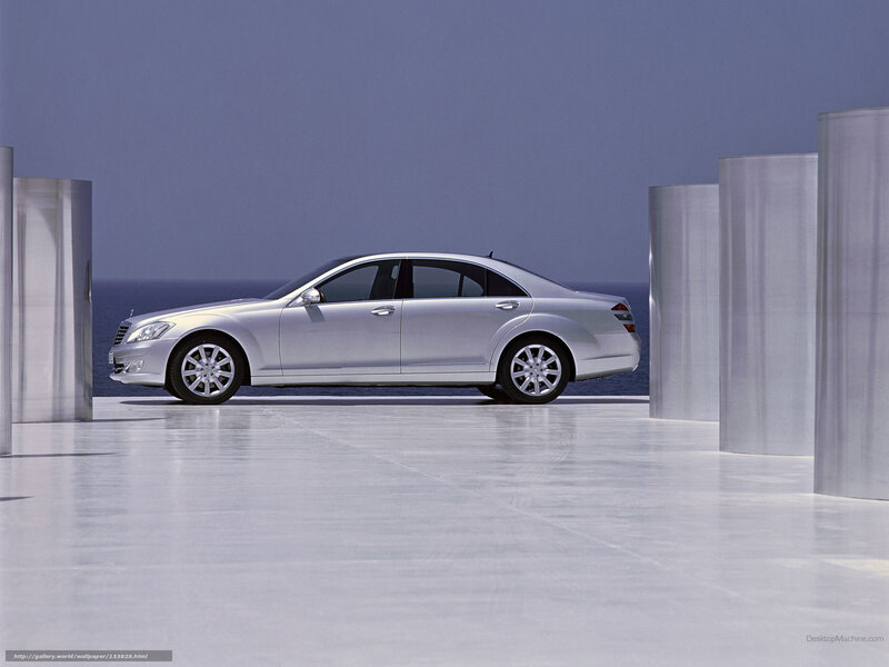 Silver Sedan Car — Serene, Afternoon, Photograph, Columns