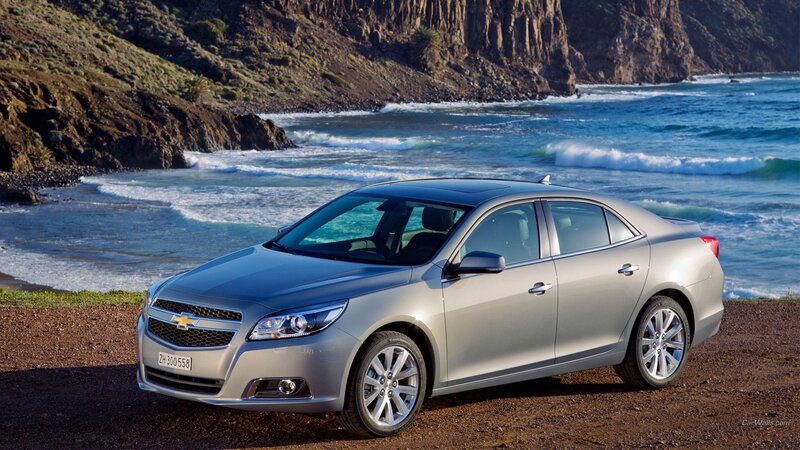 Silver Sedan Car — Serene, Afternoon, Photograph, Ocean, Cliffs