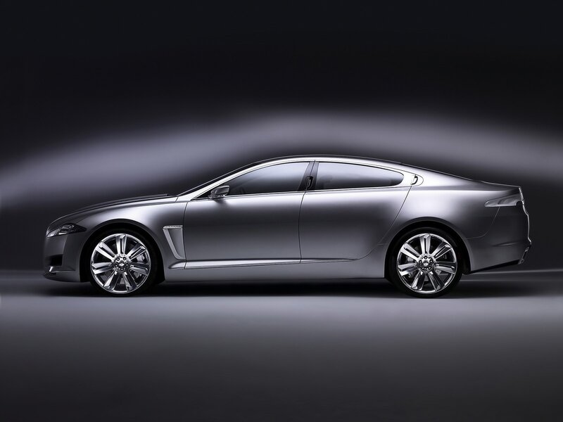Silver Sedan Car — Side Profile