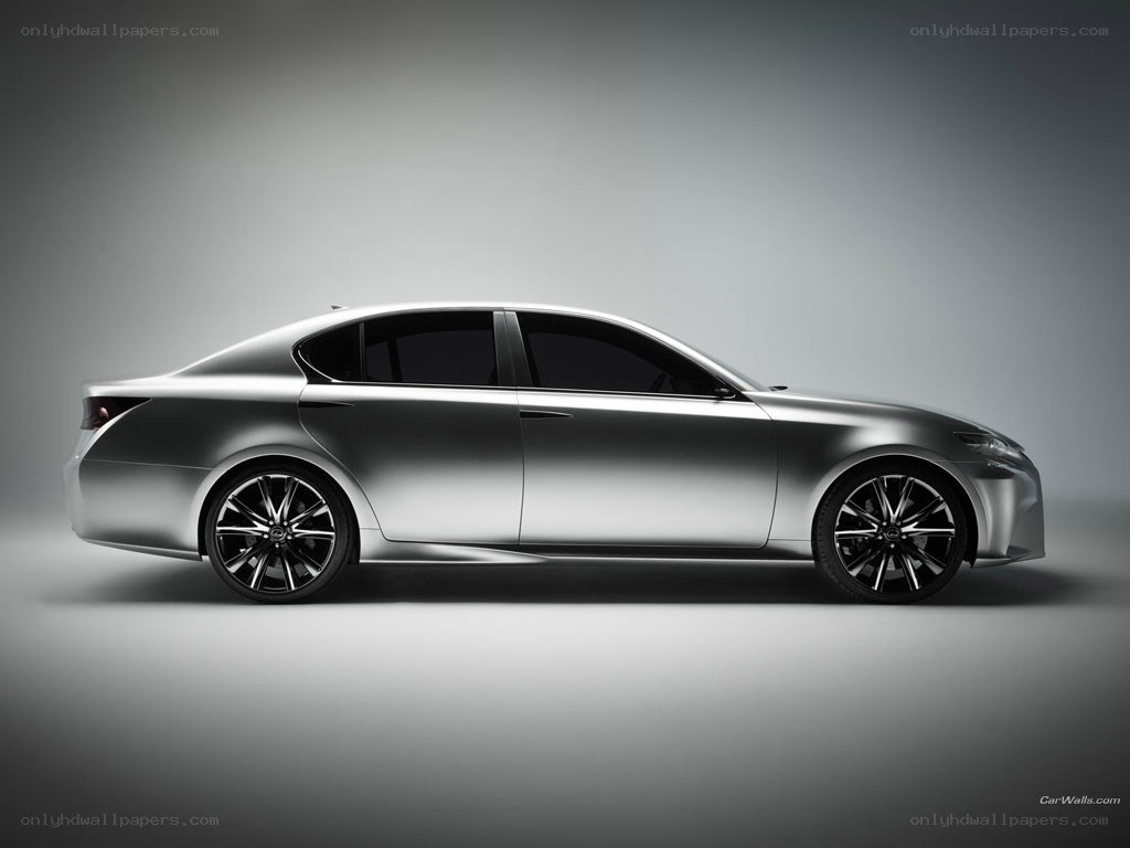 silver sedan car side view
