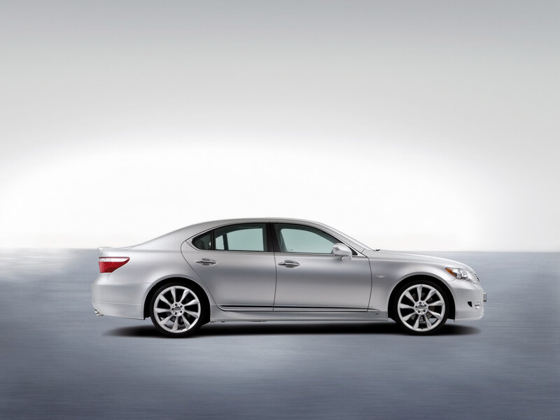 silver sedan car side view