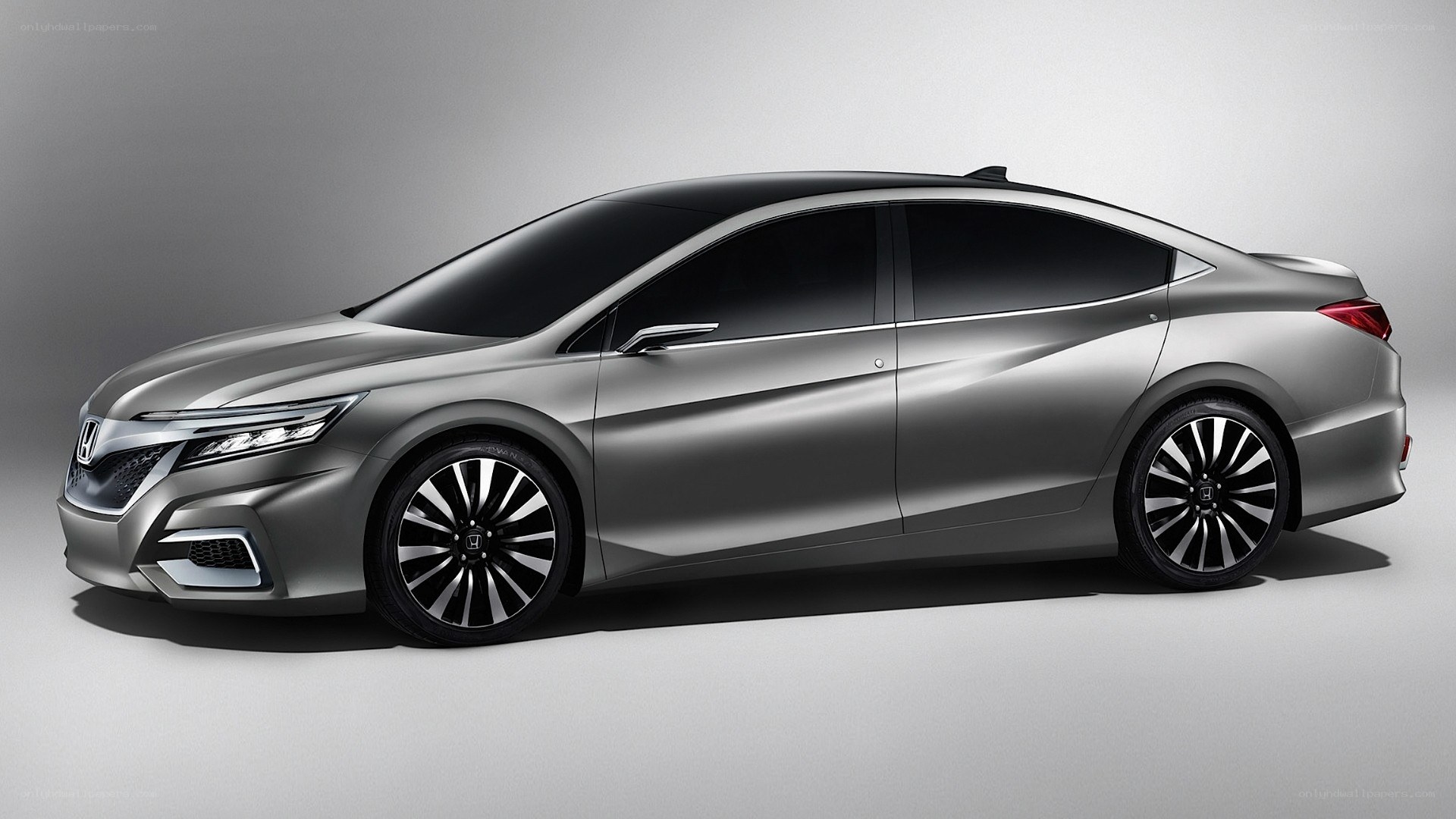 silver sedan concept car