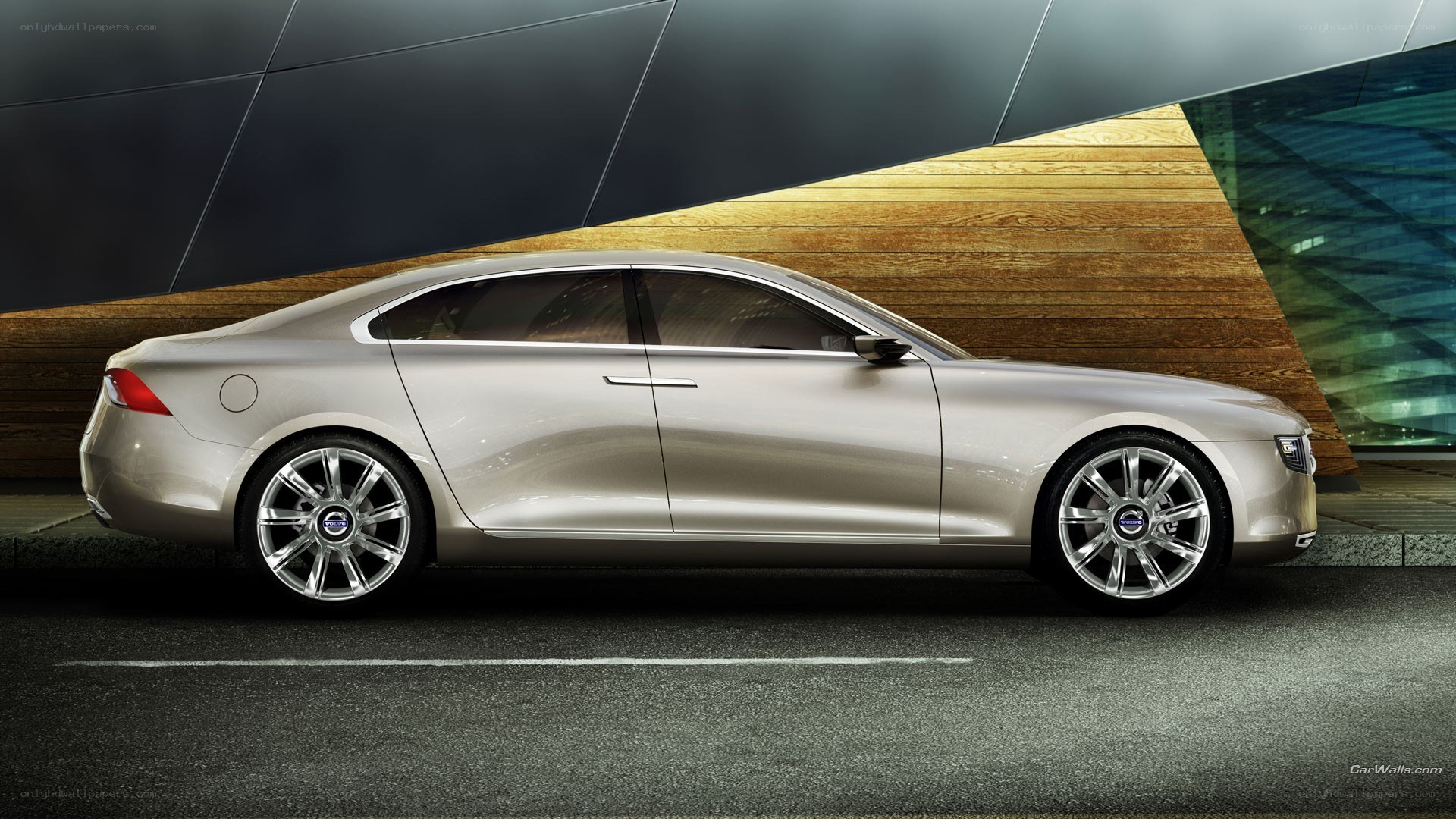 silver sedan concept car