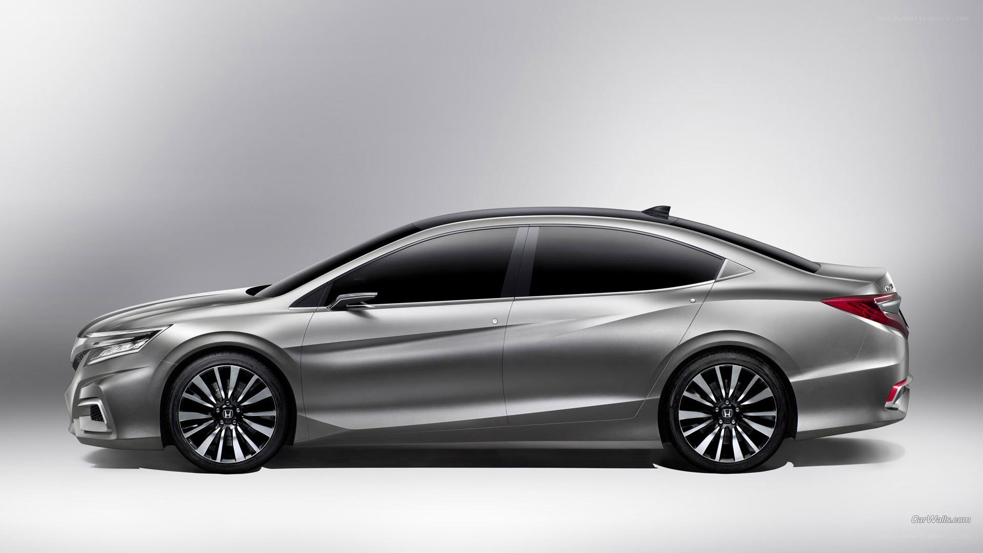 silver sedan concept car