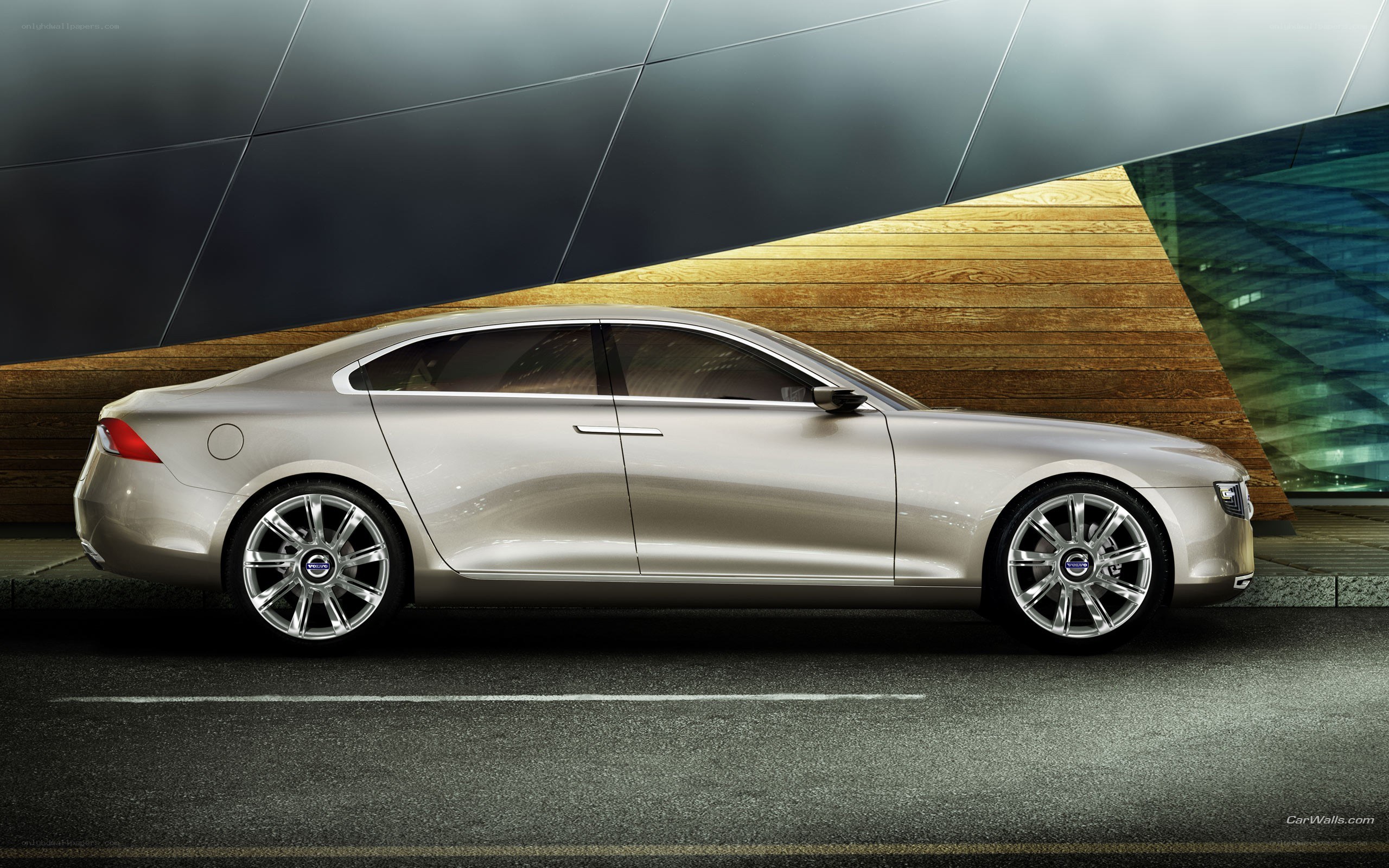 silver sedan concept car
