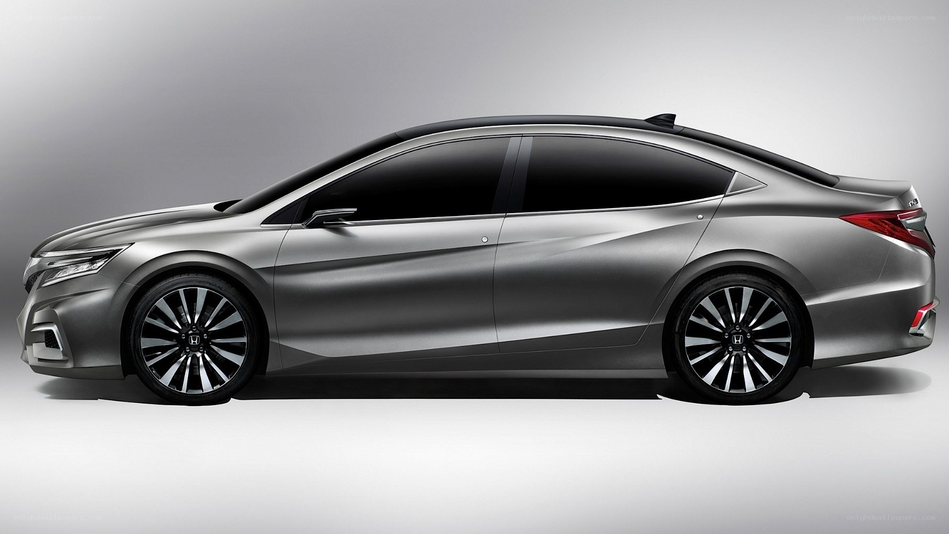 silver sedan concept car