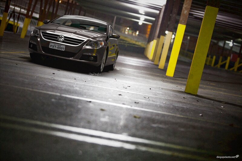 Silver Sedan in Garage