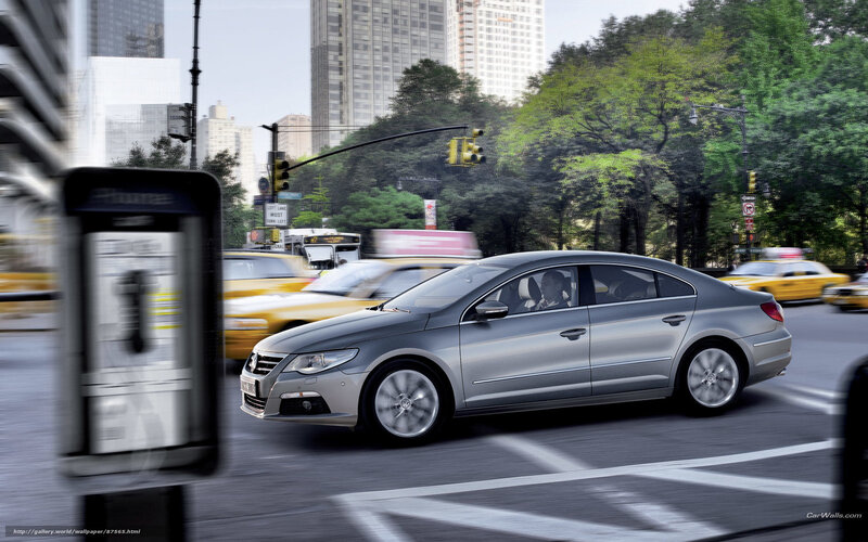 Silver Sedan in Traffic