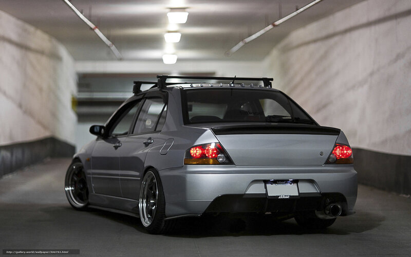 Silver Sedan in Tunnel — Gray