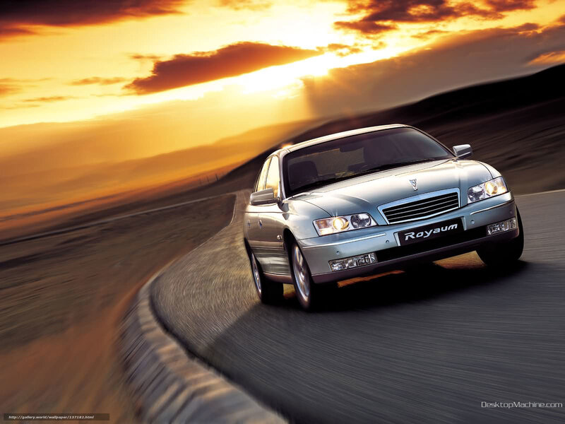 Silver Sedan on Road — Dramatic, Sunset, Photograph