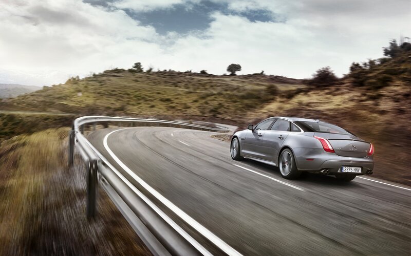 Silver Sedan on Road — Gray, Dynamic, Afternoon