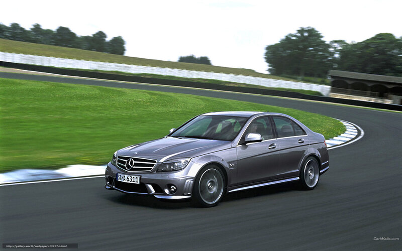 Silver Sedan on Track — Gray