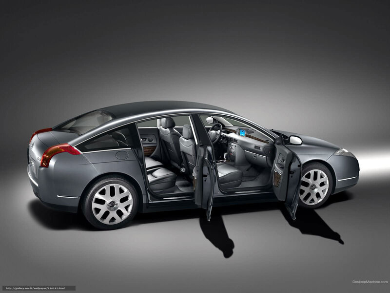 silver sedan with open doors