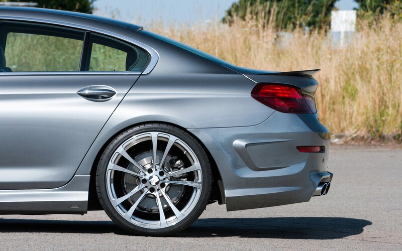 silver sedan with performance wheels
