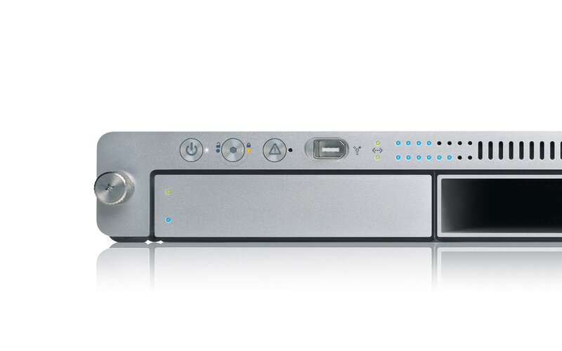 silver server unit front panel