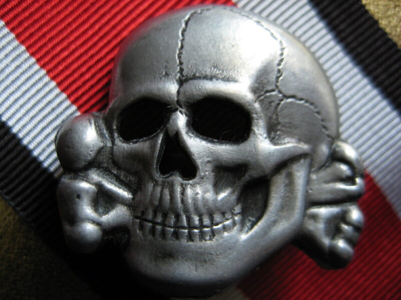 Silver Skull Badge