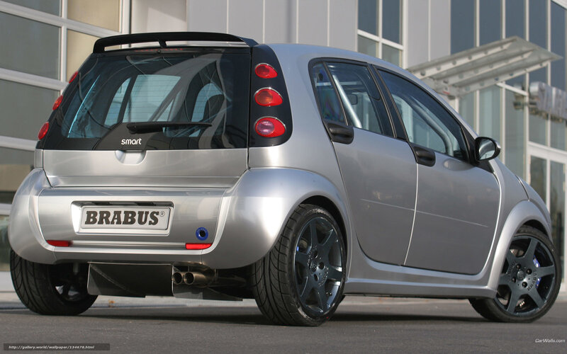 Silver Smart Car — Neutral, Afternoon