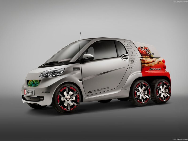 Silver Smart Car