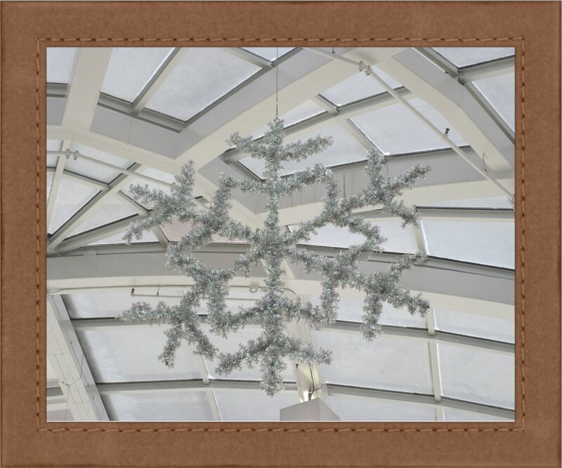 Silver Snowflake Decoration