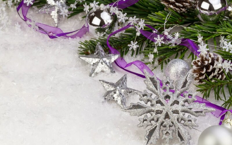 Silver Snowflake Ornament — White