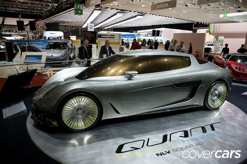 Silver Solar-powered Car