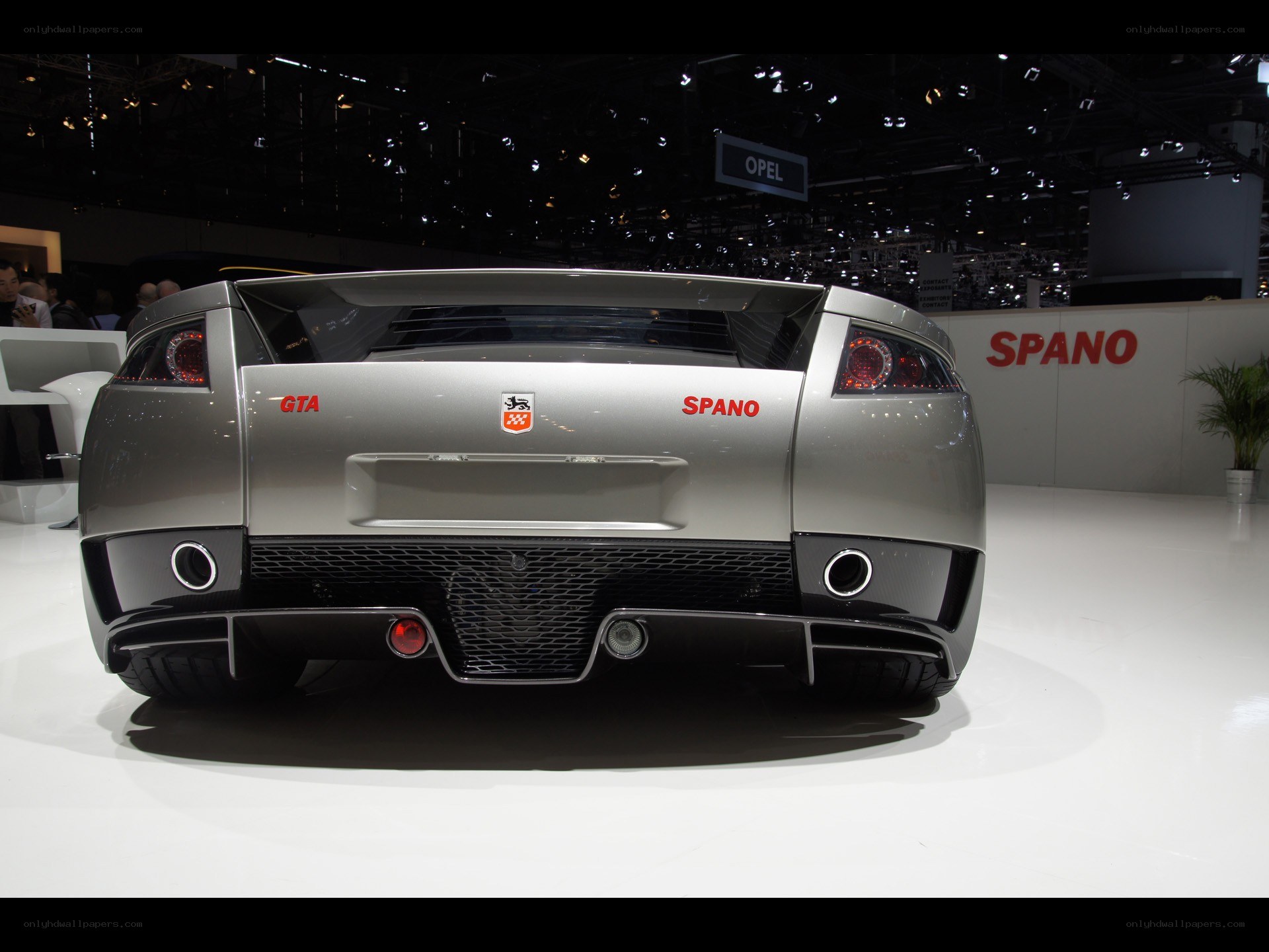 Silver Spano GTA rear view