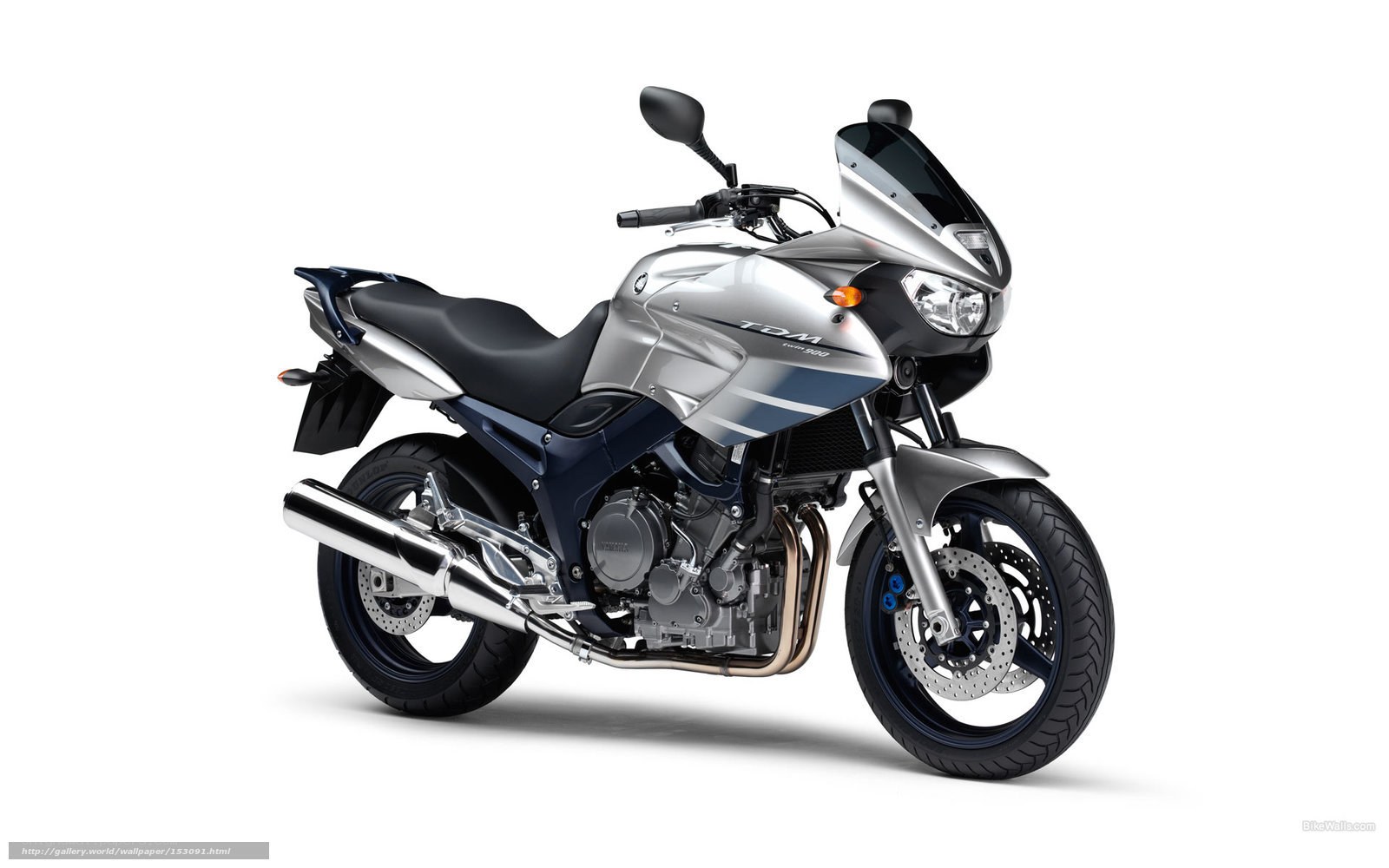 silver sport motorcycle