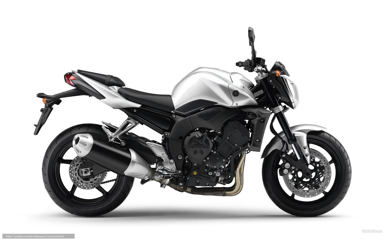 silver sport motorcycle