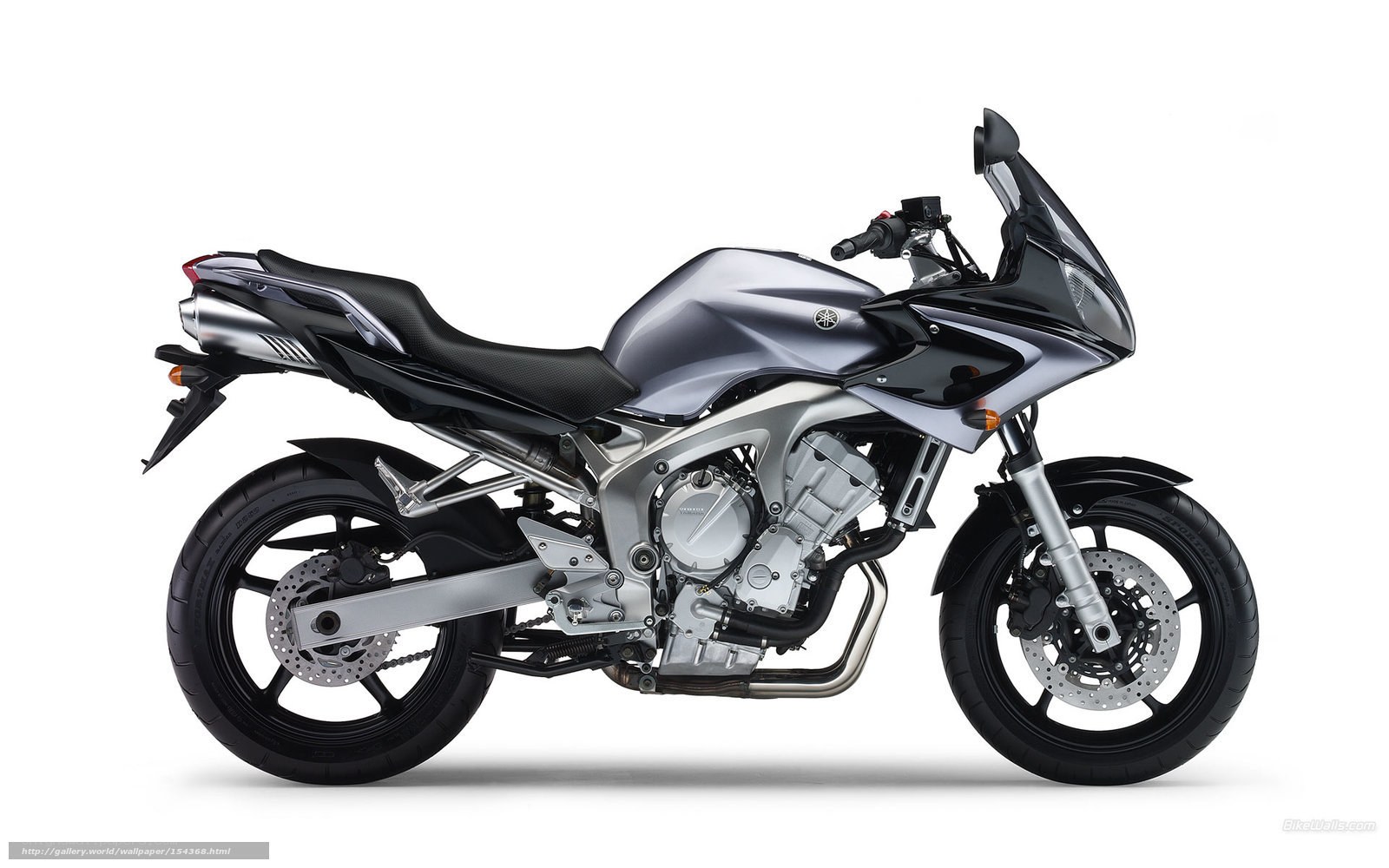 silver sport motorcycle