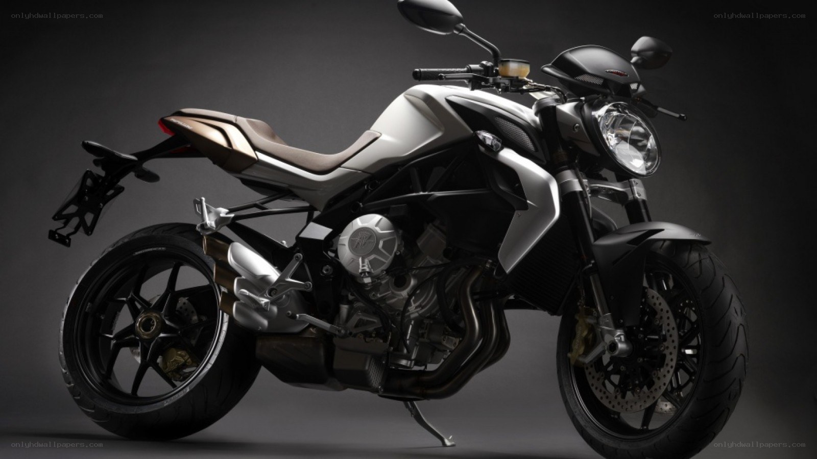 silver sport motorcycle