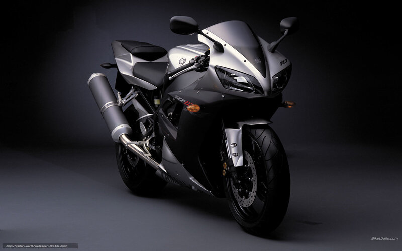 Silver Sport Motorcycle — Black, Dramatic