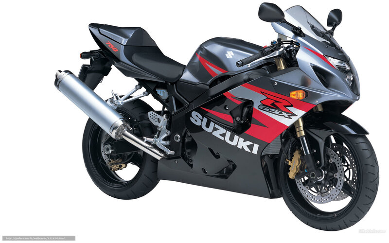 Silver Sport Motorcycle — Black, Neutral