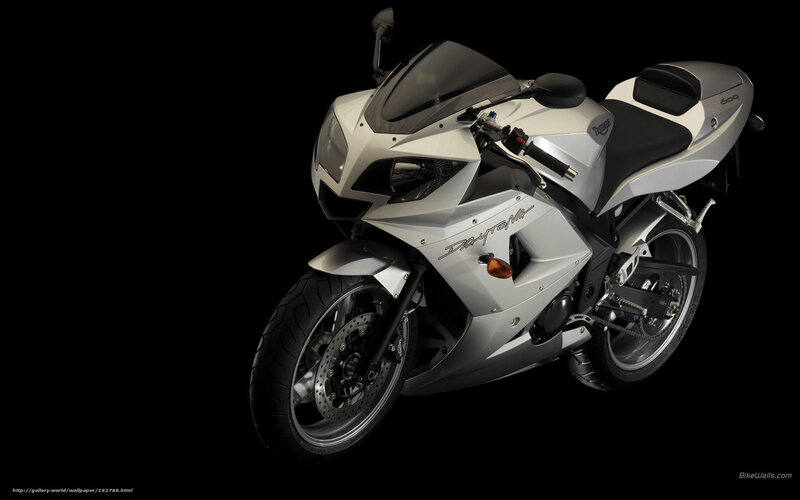 Silver Sport Motorcycle — Dramatic