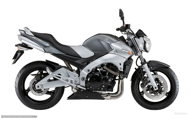 Silver Sport Motorcycle — Neutral, Photograph, Seat, Engine