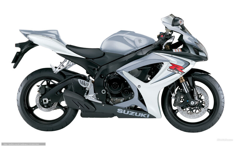 Silver Sport Motorcycle — White, Neutral, Photograph