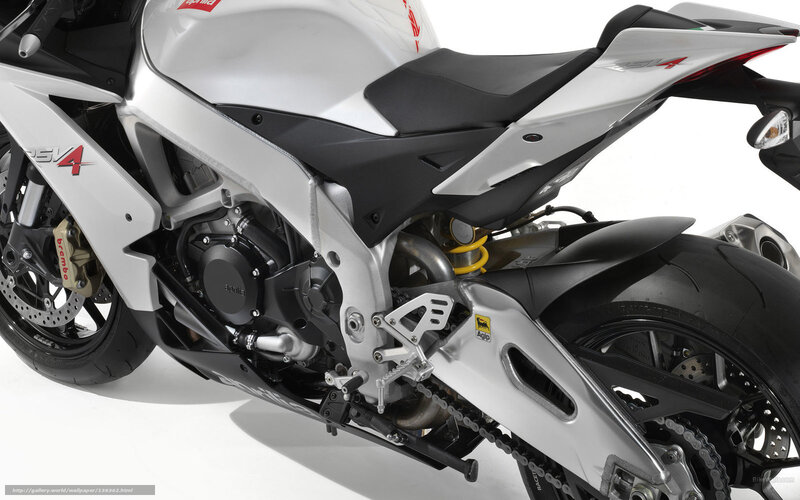 Silver Sport Motorcycle — White