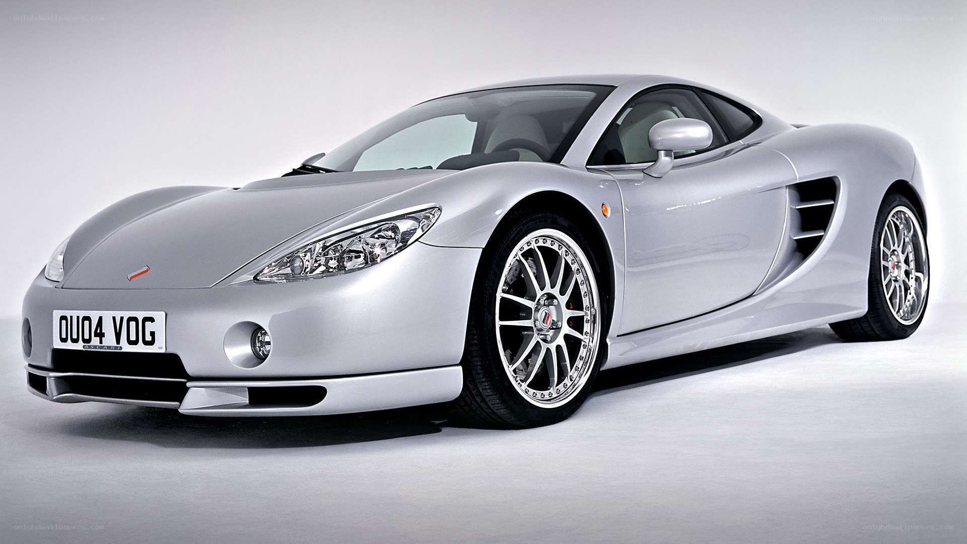 silver sports car