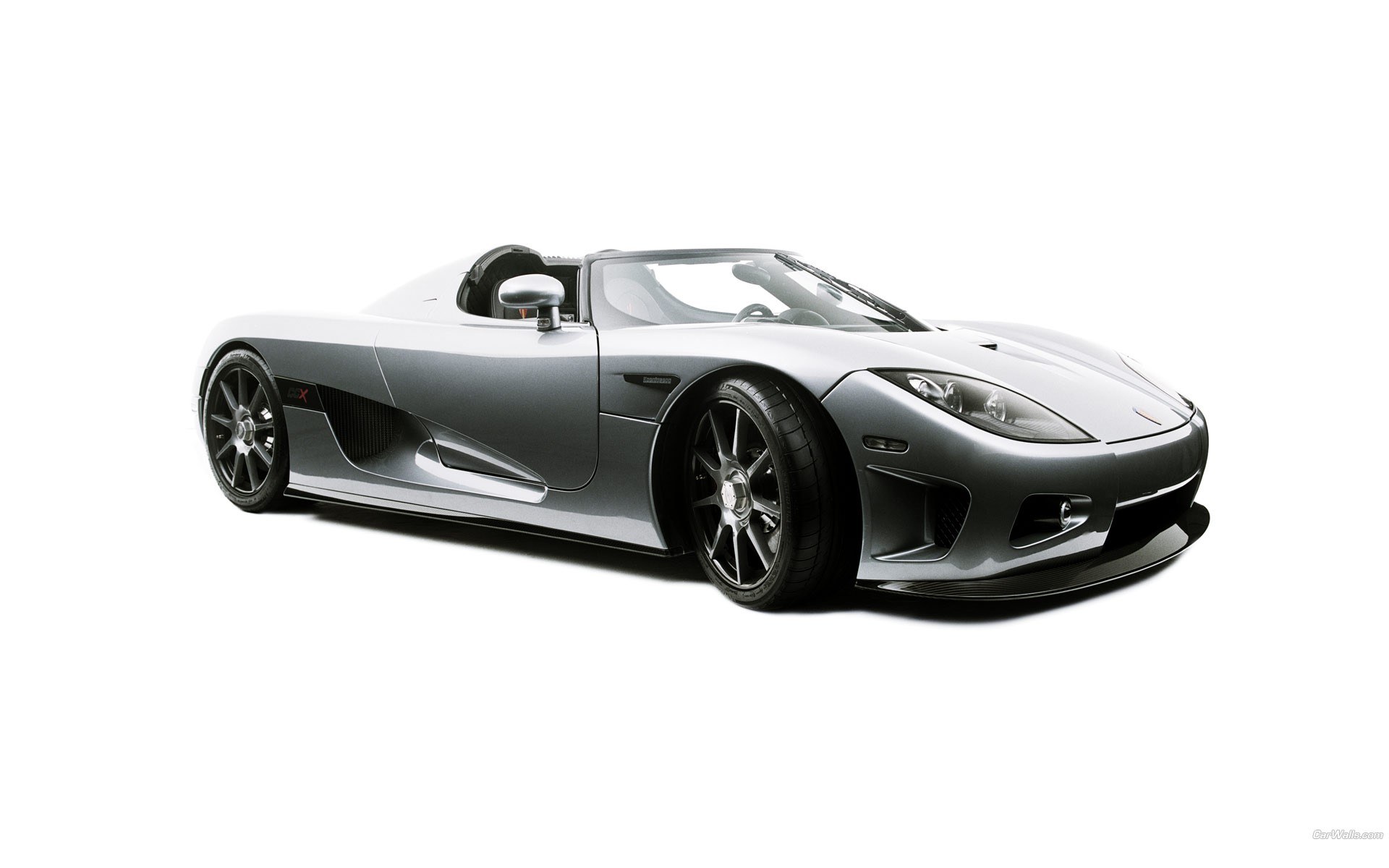 silver sports car