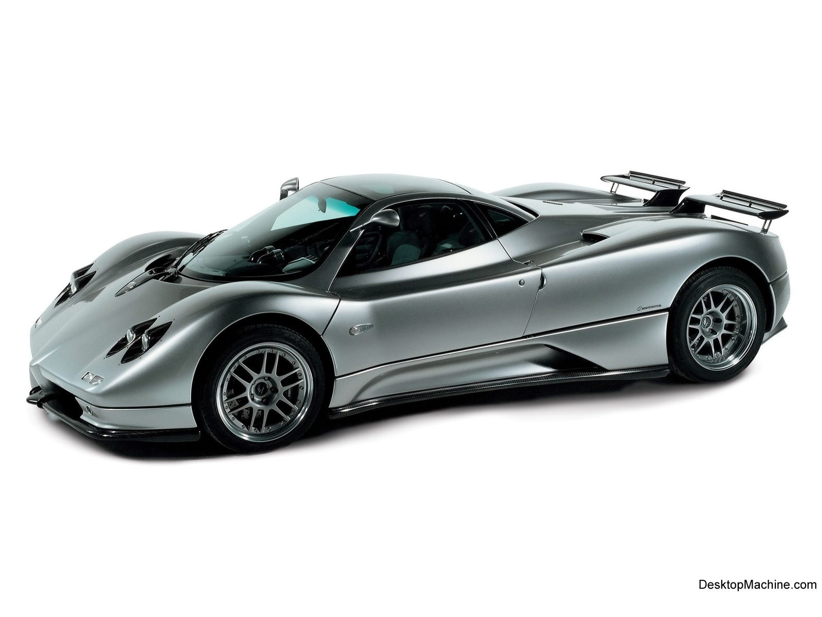 silver sports car