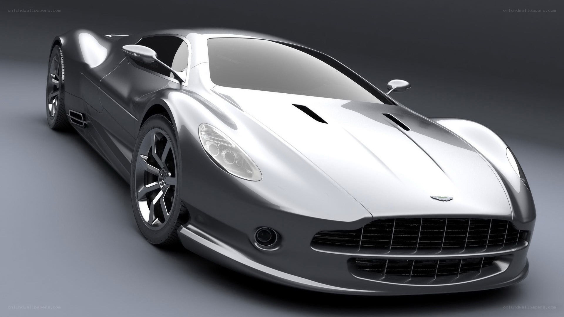 silver sports car