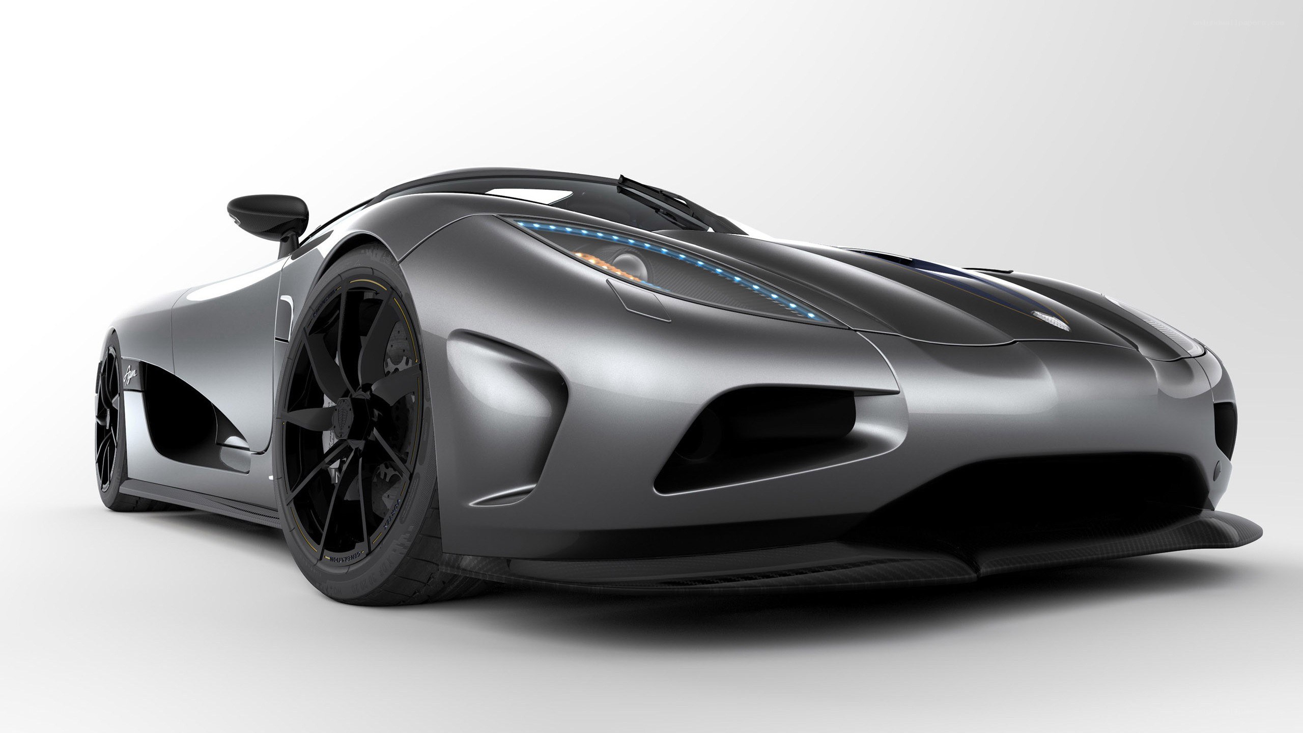 silver sports car