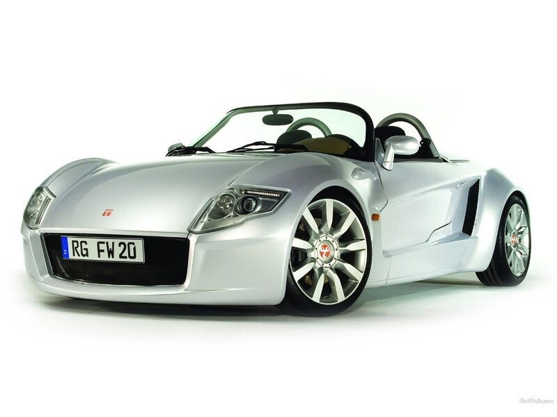 silver sports car